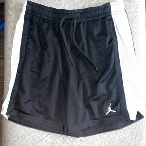 Jordan Black and White Athletic Shorts